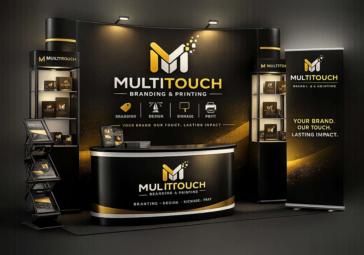 Multitouch exhibition branding